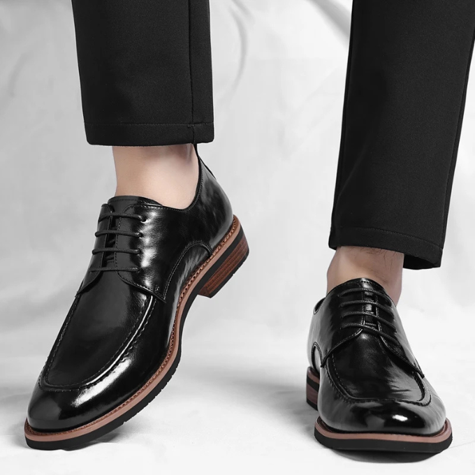 Men's Apron Toe Derby Shoes