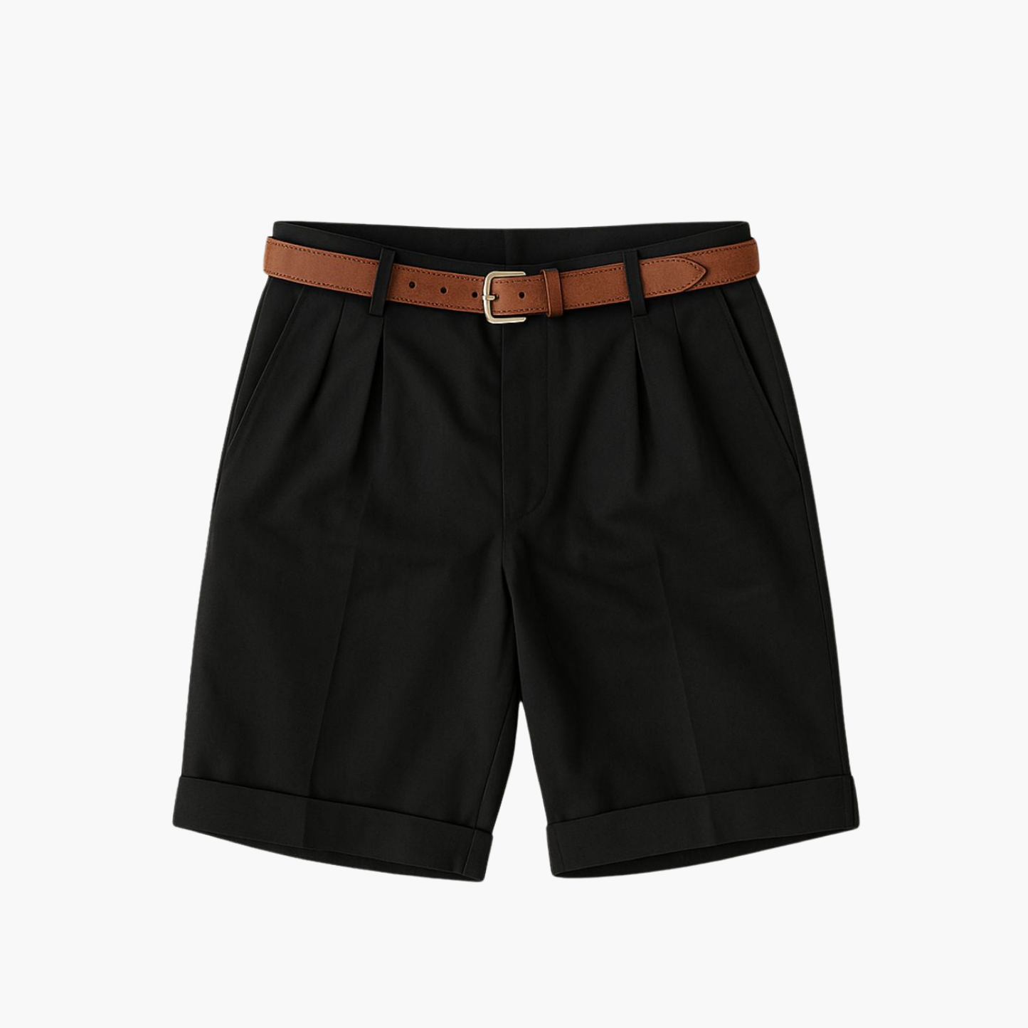 Men's Buttoned Polo and Shorts Set