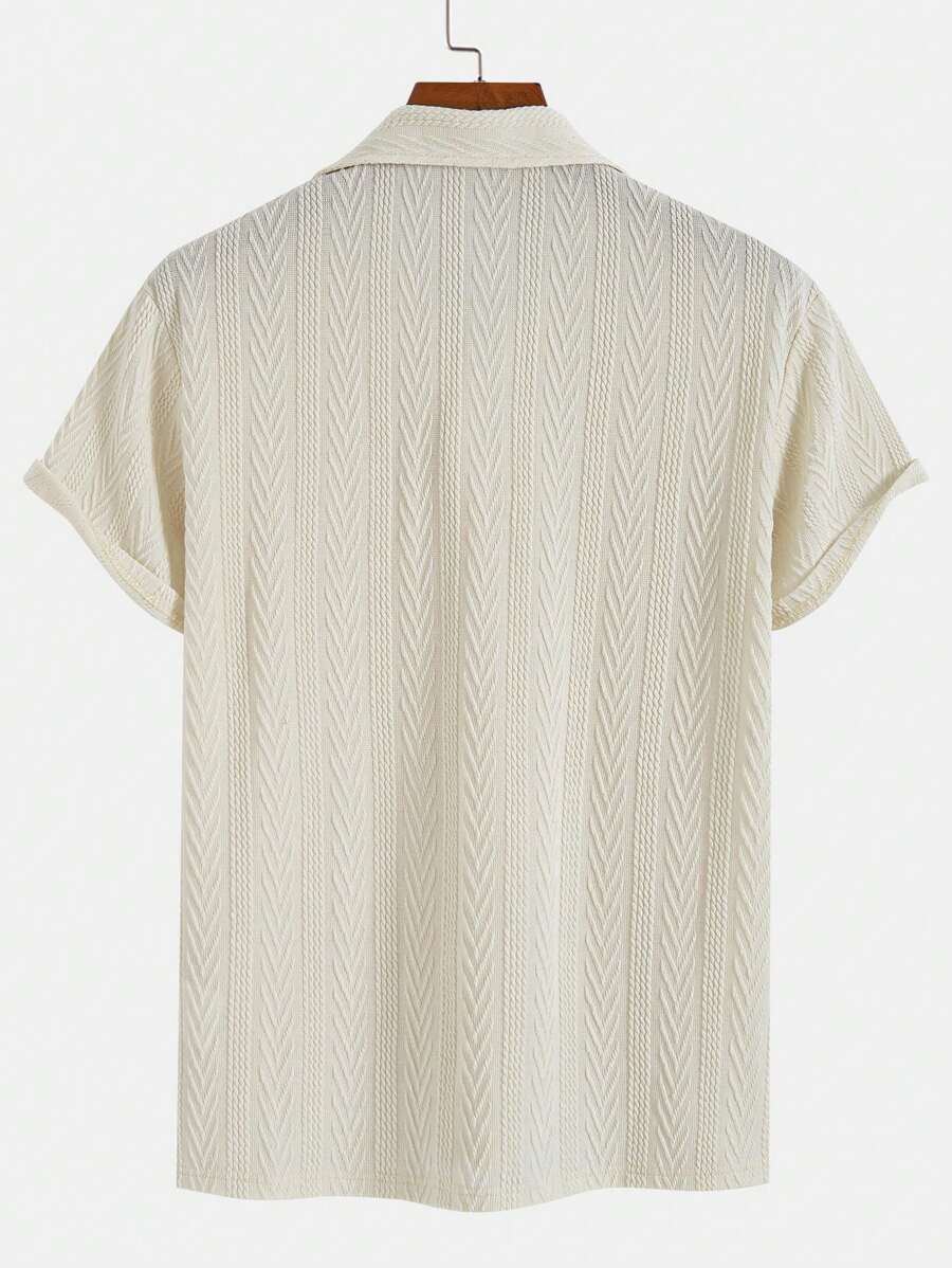 Men's Button-Up Polo Shirt