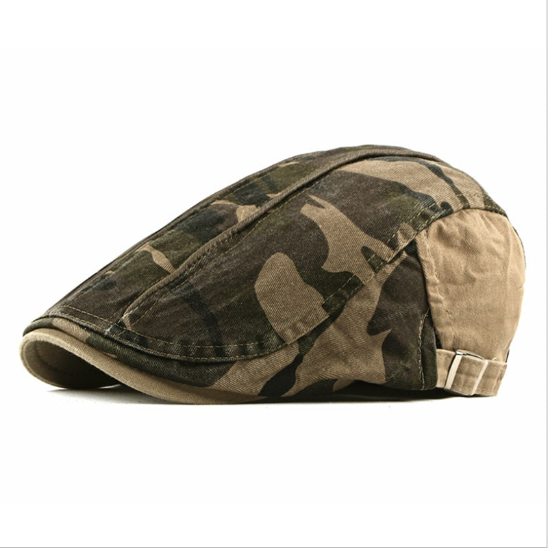 Men's Camouflage Flat Cap