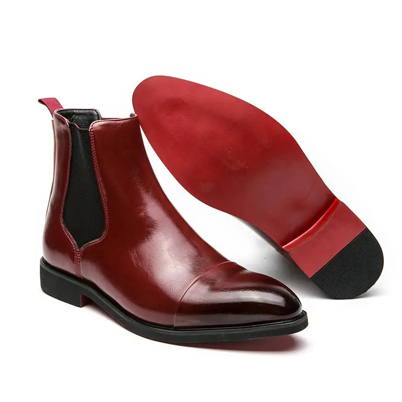 Men's Cap Toe Chelsea Boots