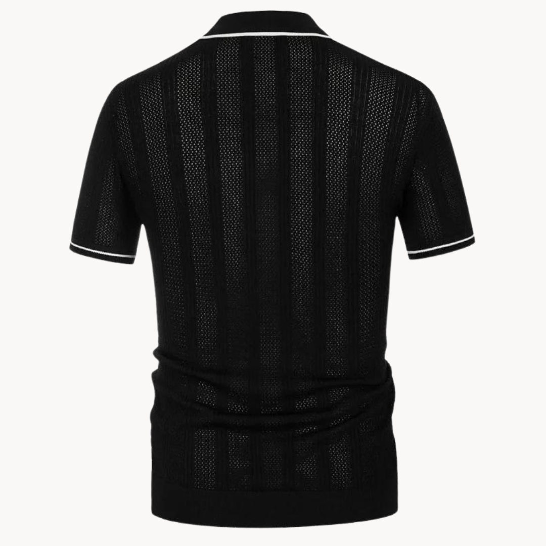 Men's Contrast Detail Polo Shirt