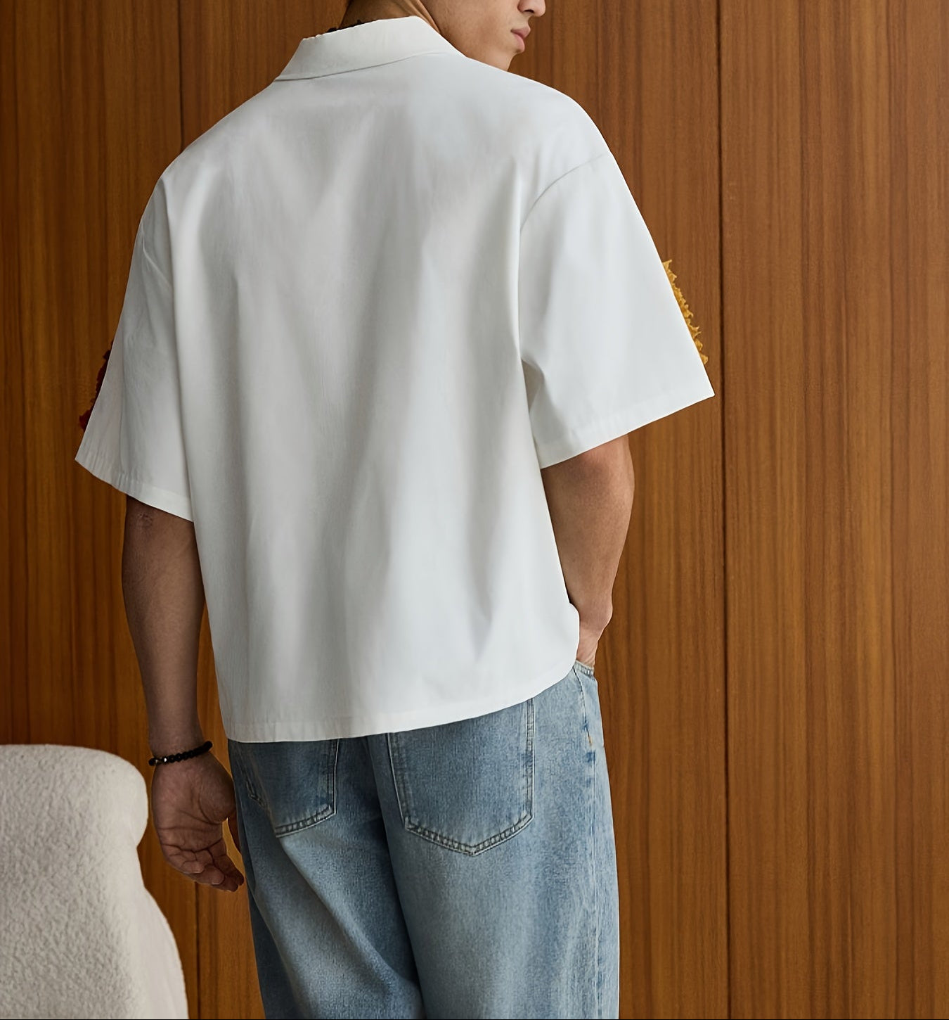 Men's Contrast Panel Shirt