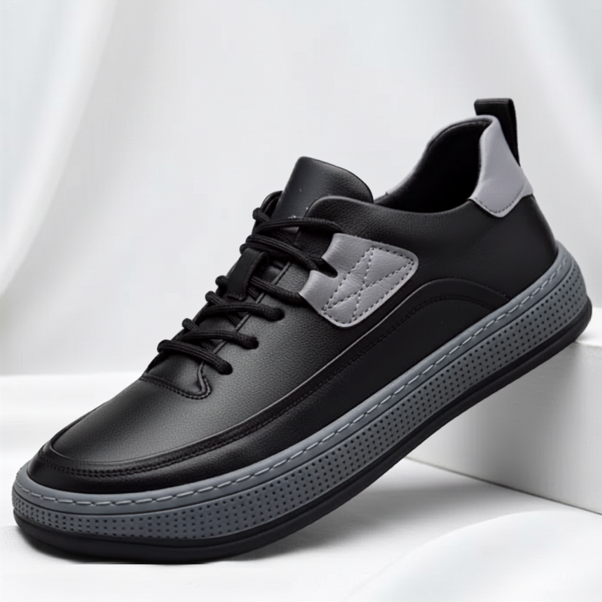 Men's Contrast Trim Lace Up Trainers