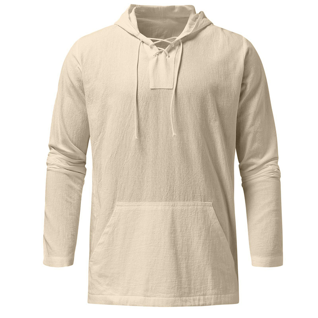 Men's Long Sleeve Hooded Pullover