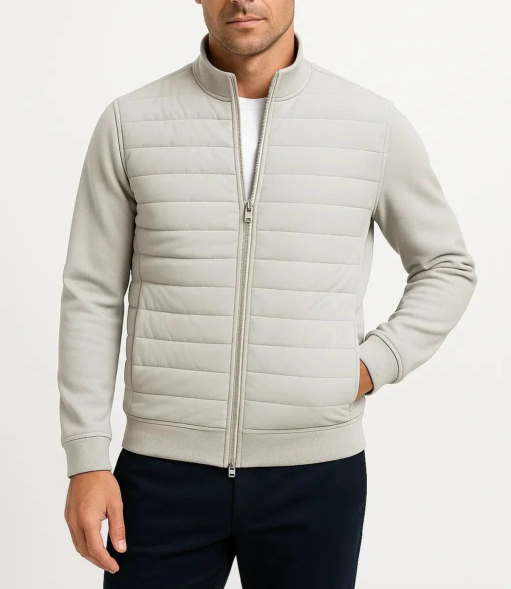 Men's Panel Front Zip Jacket