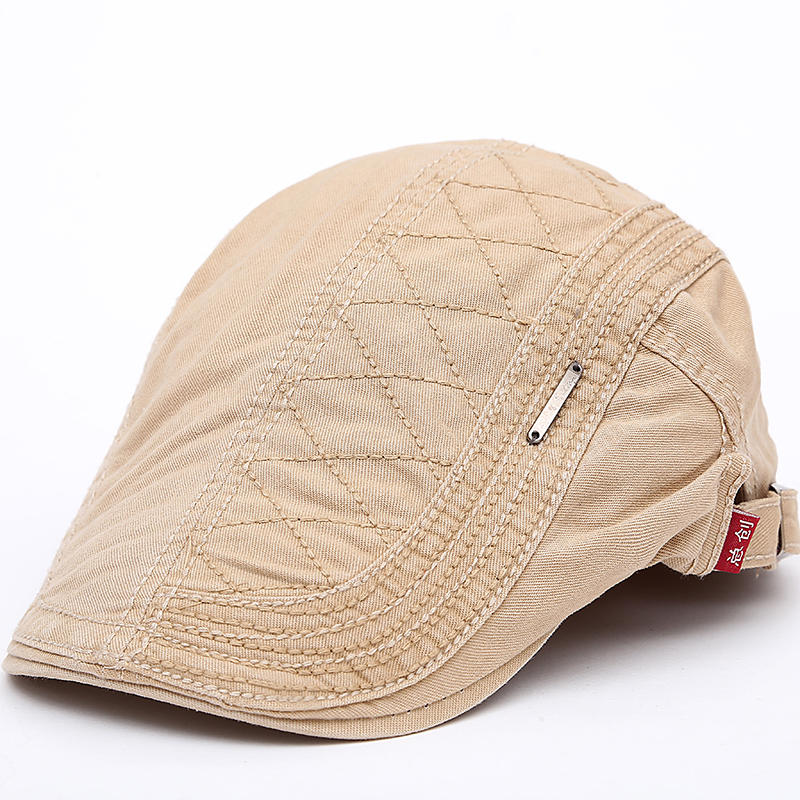 Men's Quilted Flat Cap