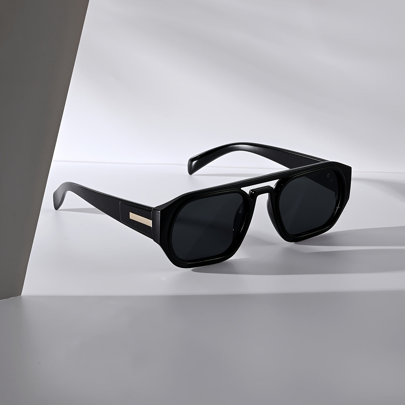 Men's Rectangular Lenses Sunglasses
