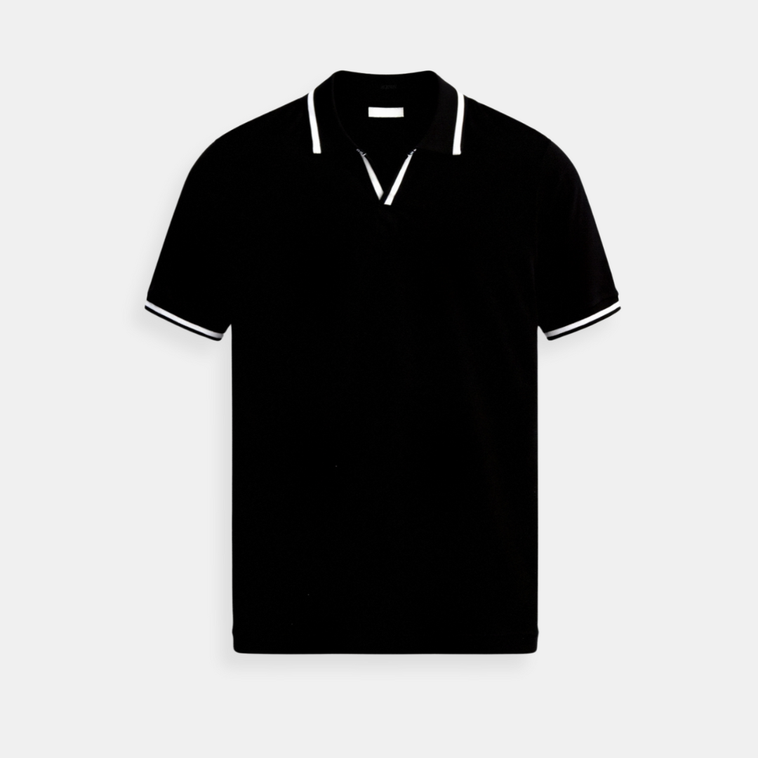 Men's Short-Sleeve Contrast Polo
