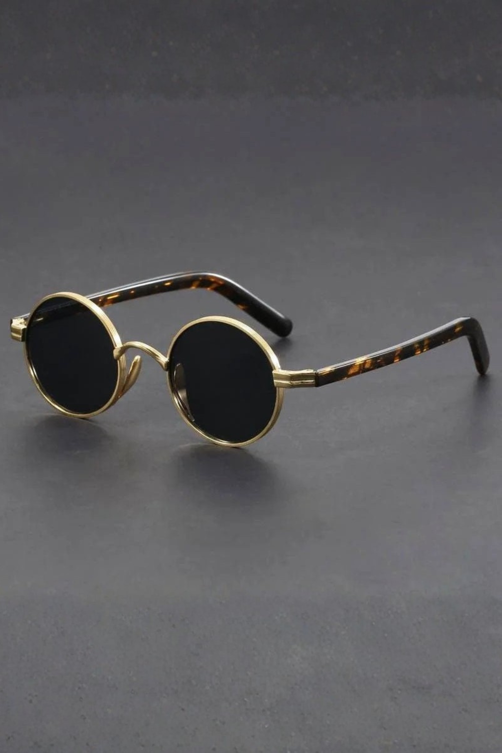 Men's Slim Round Sunglasses