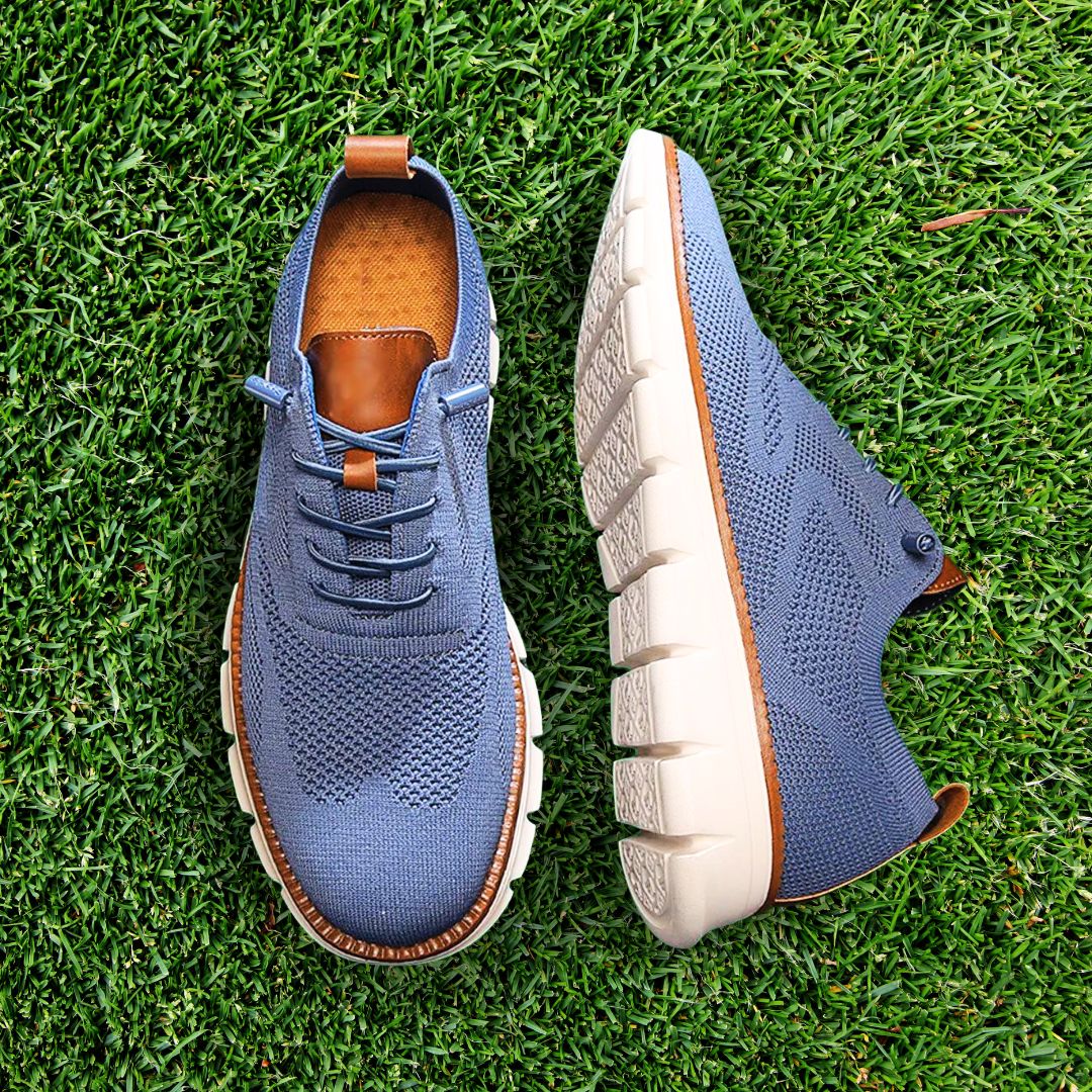 Men's Textured Lace-Up Shoes