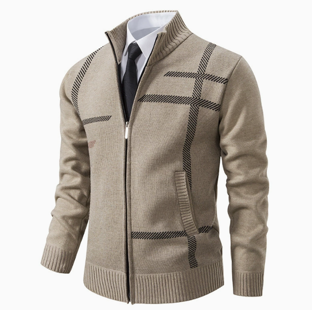 Men's Zip-Up Cardigan