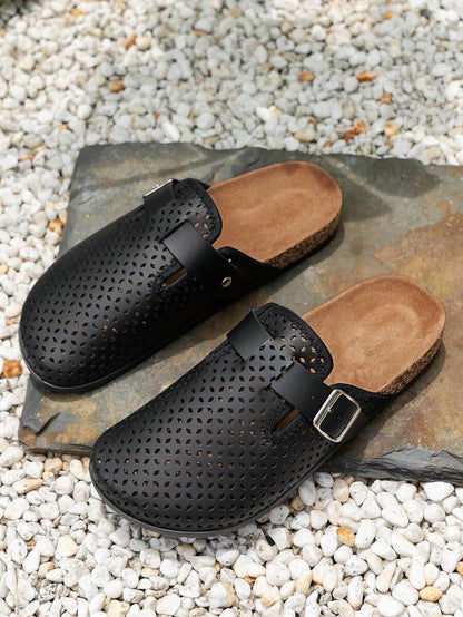 Men's Buckle Clogs