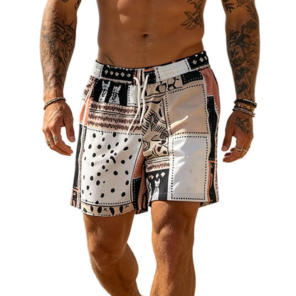 Men’s Patchwork Swim Shorts