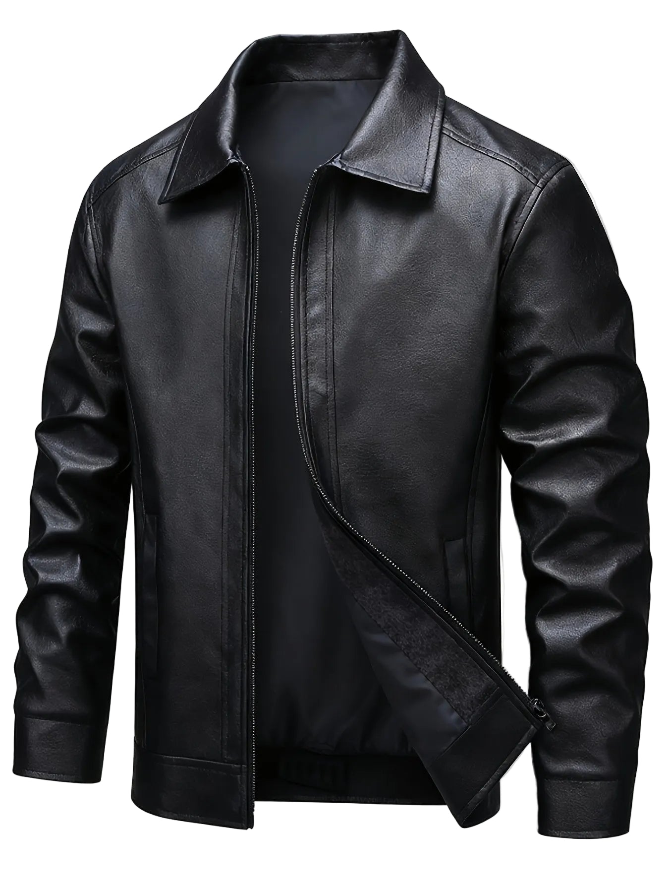 Men’s Point-Collar Zip Jacket