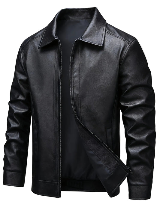 Men’s Point-Collar Zip Jacket