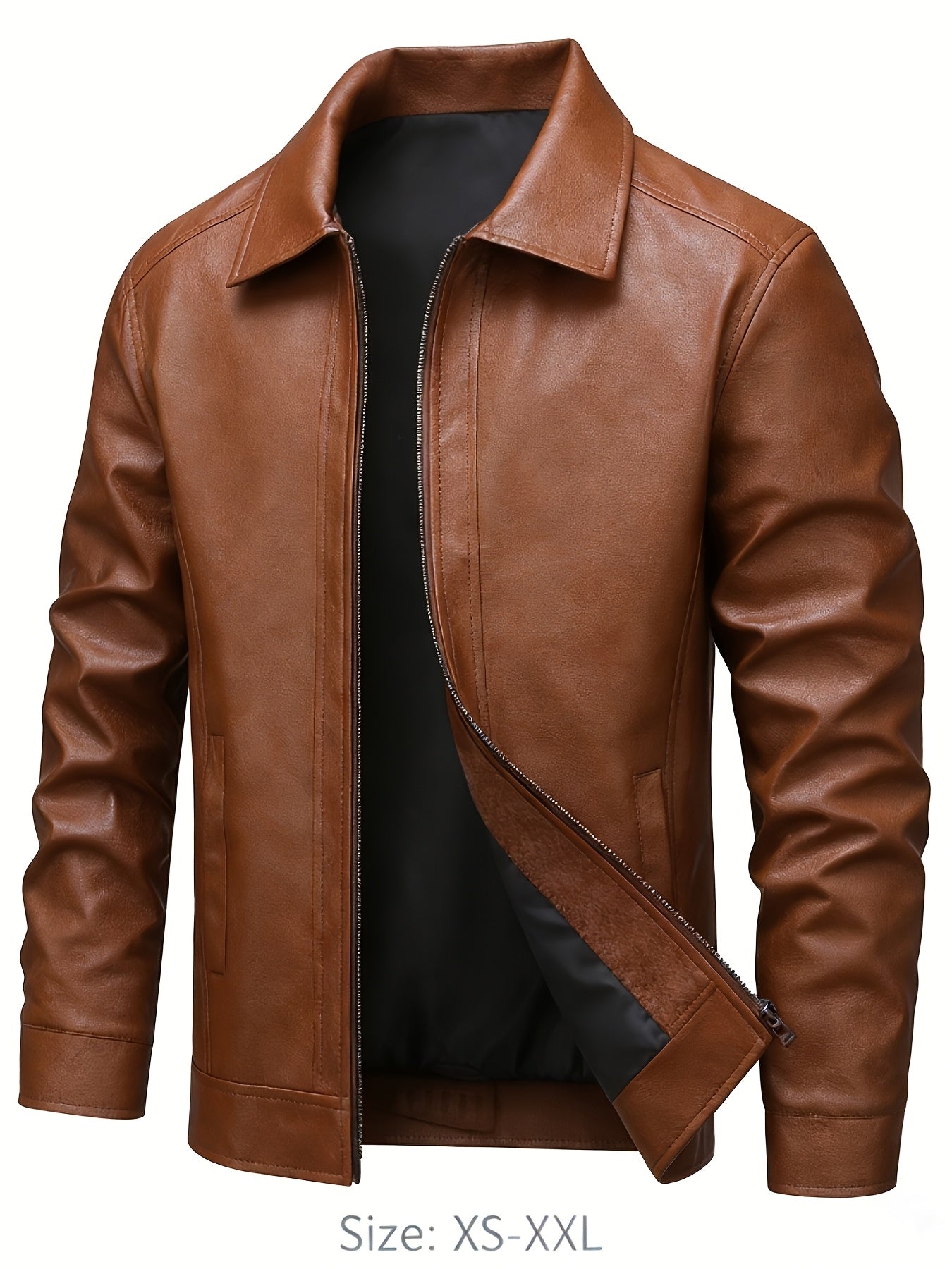 Men’s Point-Collar Zip Jacket