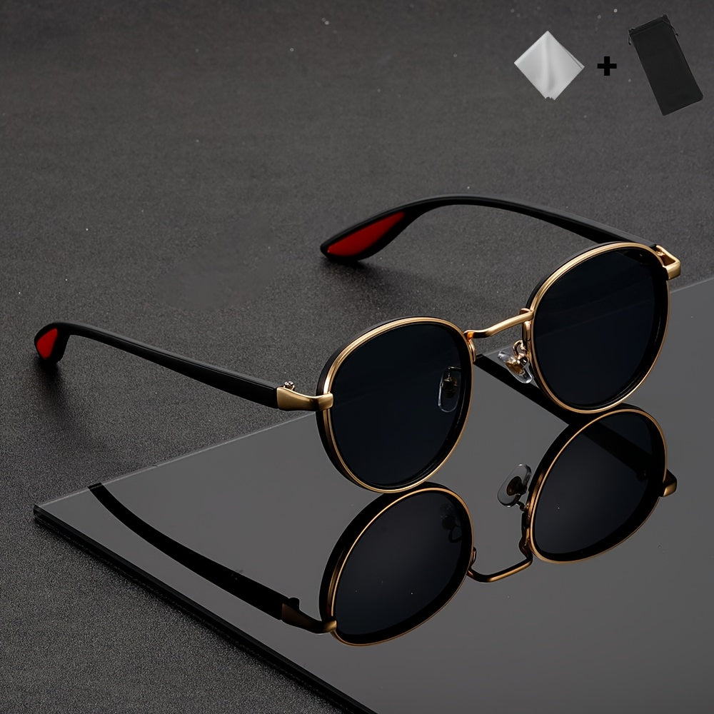 Men’s Round Lens Sunglasses
