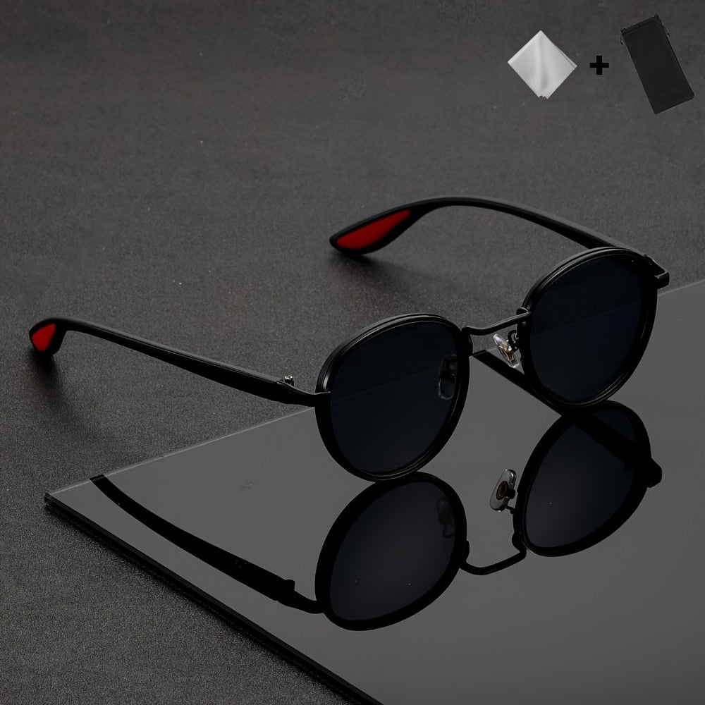 Men’s Round Lens Sunglasses