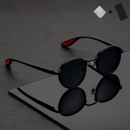 Men’s Round Lens Sunglasses