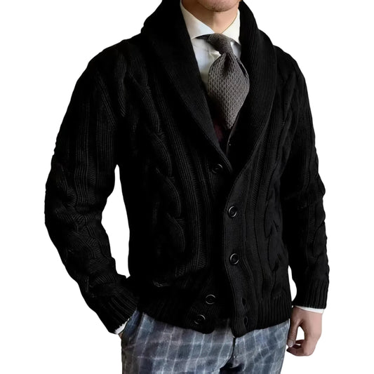 Men’s Shawl Collar Cardigan
