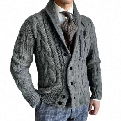 Men’s Shawl Collar Cardigan