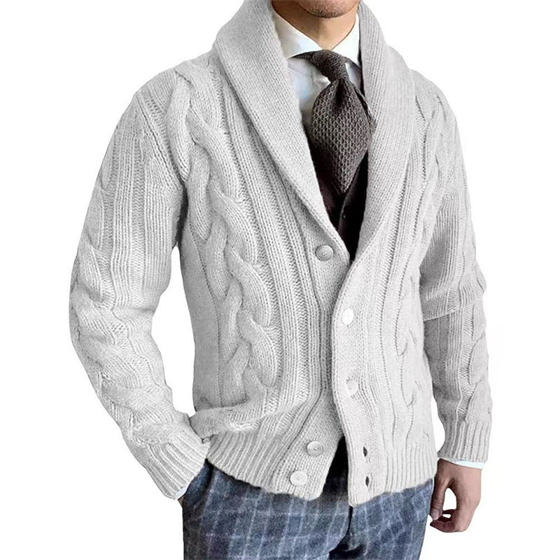 Men’s Shawl Collar Cardigan