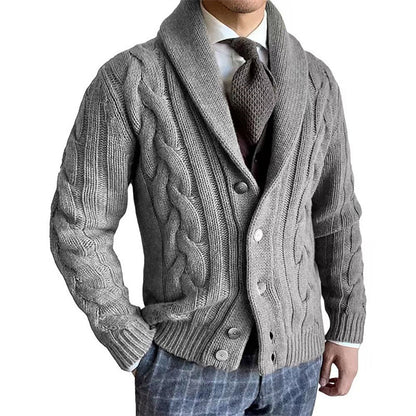 Men’s Shawl Collar Cardigan
