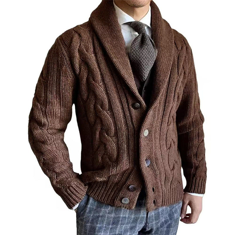 Men’s Shawl Collar Cardigan