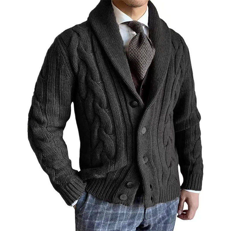 Men’s Shawl Collar Cardigan