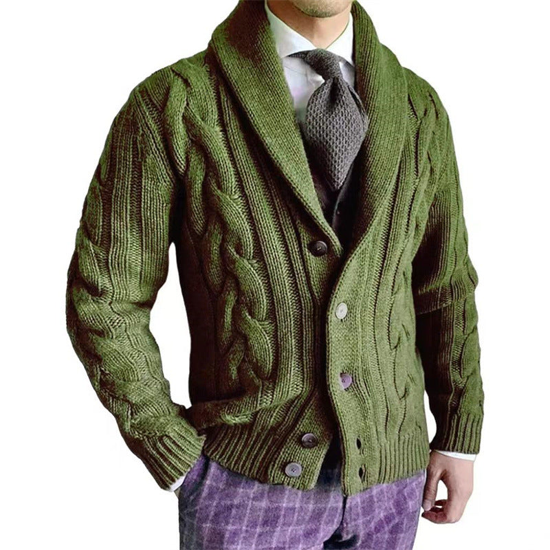 Men’s Shawl Collar Cardigan