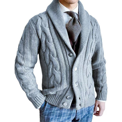 Men’s Shawl Collar Cardigan