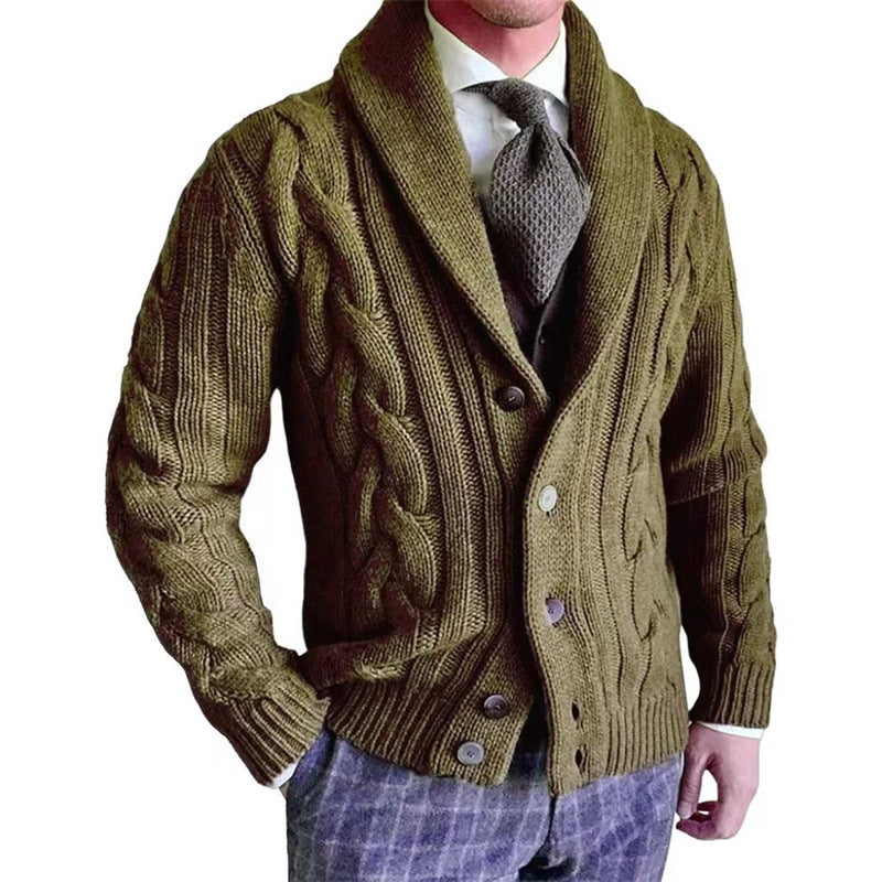 Men’s Shawl Collar Cardigan