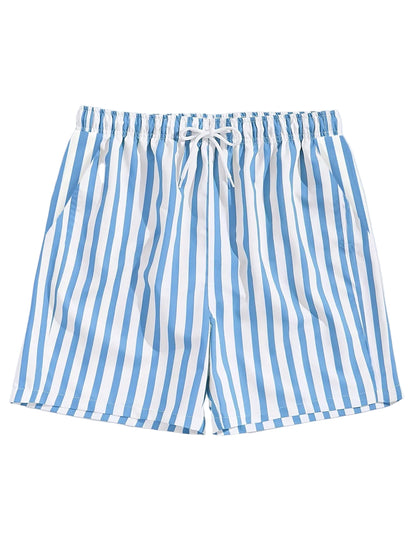 Men’s Stripe Swim Trunks