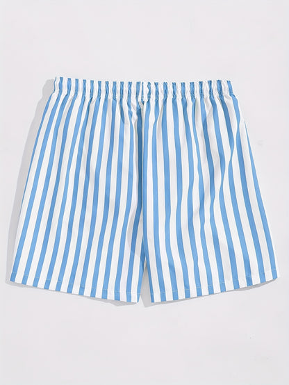 Men’s Stripe Swim Trunks