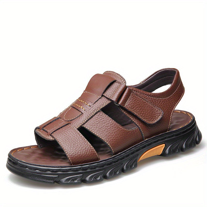 Men's Adjustable Hook and Loop Sandals