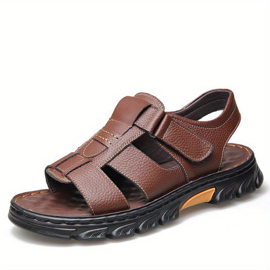 Men's Adjustable Hook and Loop Sandals