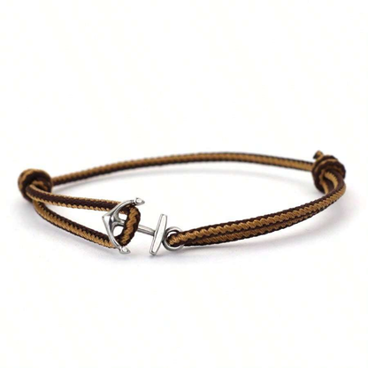 Men's Anchor Clasp Bracelet