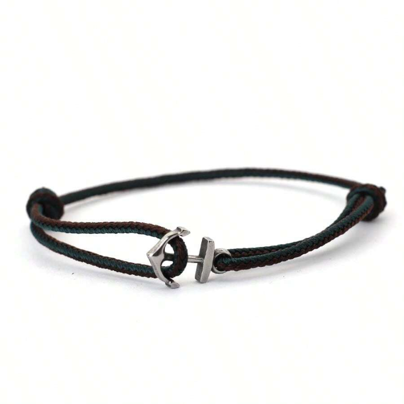 Men's Anchor Clasp Bracelet