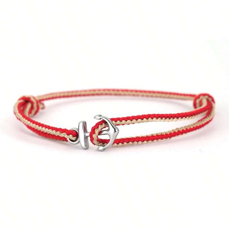 Men's Anchor Clasp Bracelet