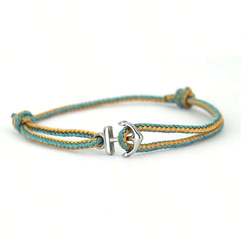 Men's Anchor Clasp Bracelet