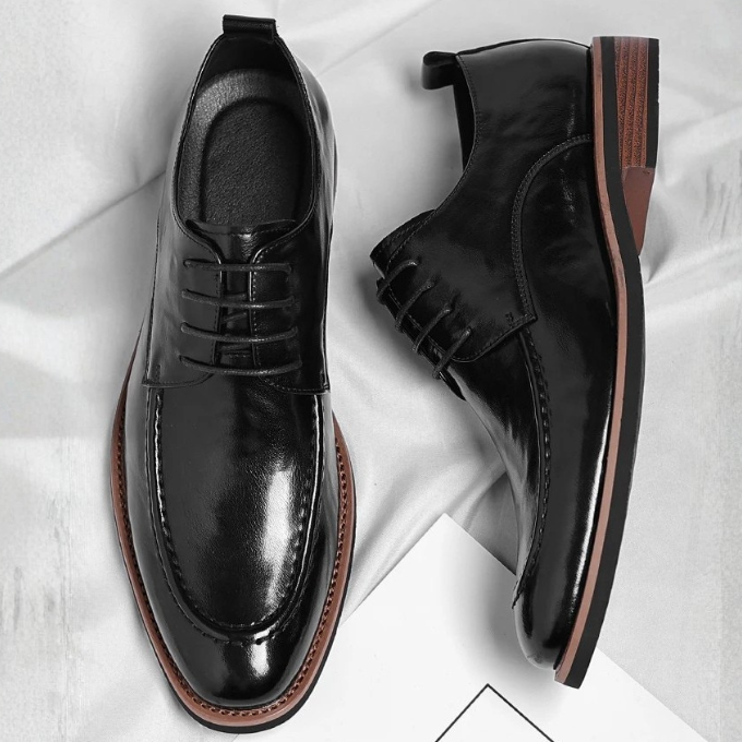 Men's Apron Toe Derby Shoes
