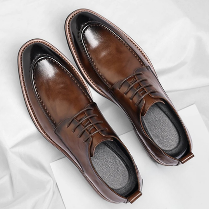 Men's Apron Toe Derby Shoes
