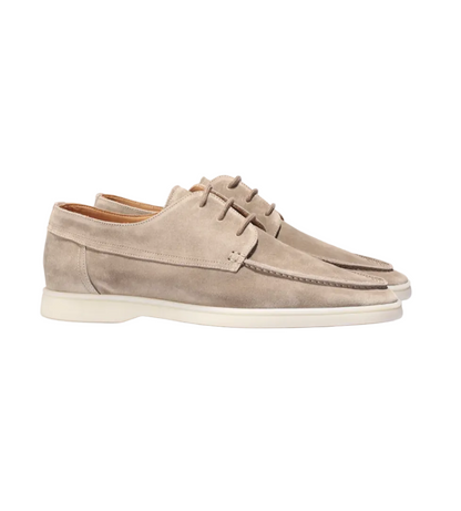 Men's Apron Toe Lace-Up Shoes