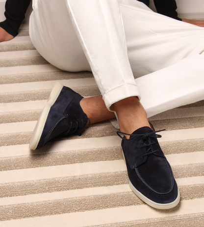 Men's Apron Toe Lace-Up Shoes