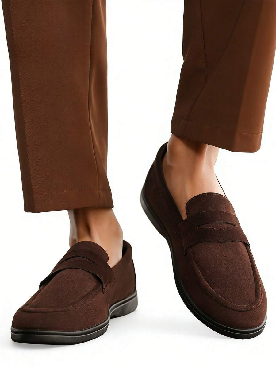 Men's Apron Toe Penny Loafers