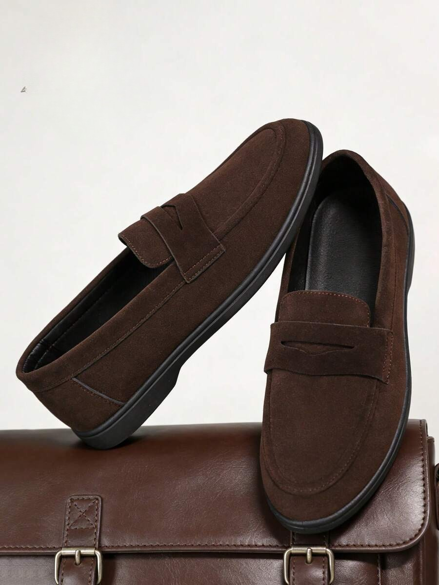 Men's Apron Toe Penny Loafers