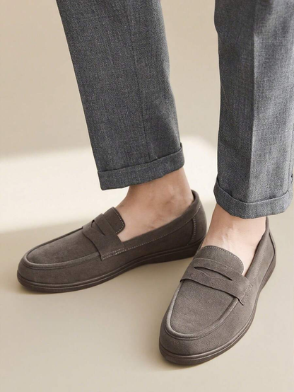 Men's Apron Toe Penny Loafers