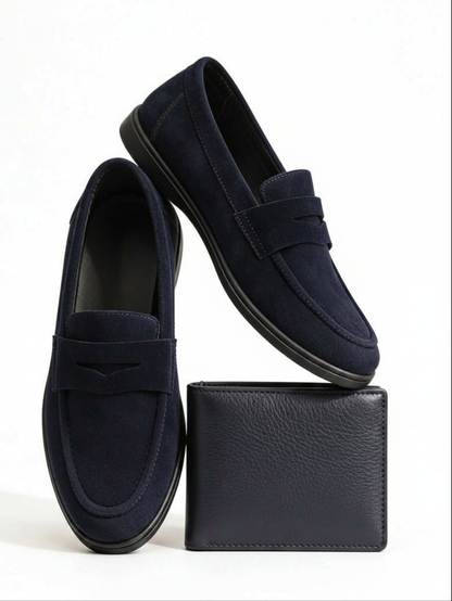 Men's Apron Toe Penny Loafers