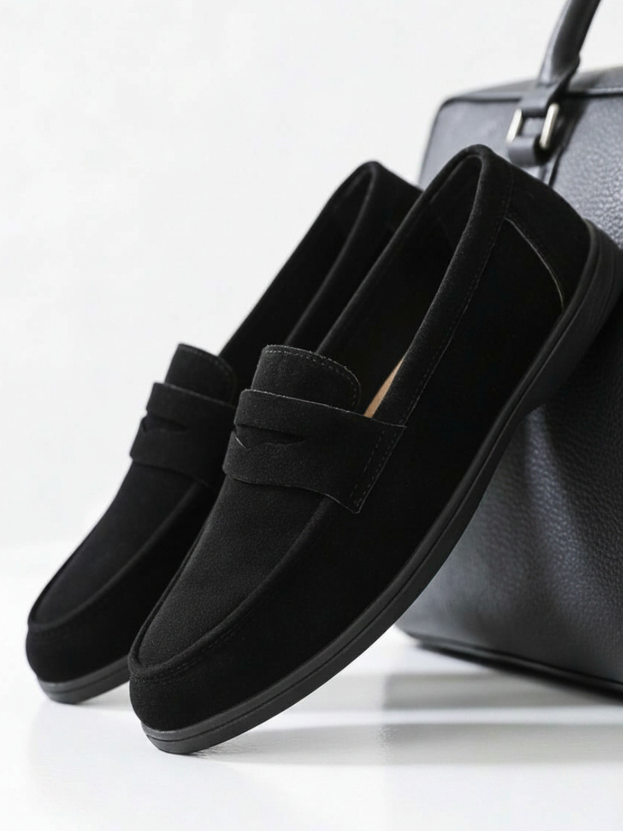 Men's Apron Toe Penny Loafers